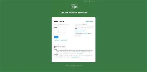 PERS Log In .